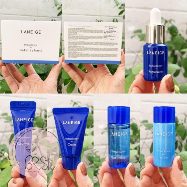 کیت ۵ عددی ضد چروک و آبرسان برند لانیژ لاین perfect renew - Image 3