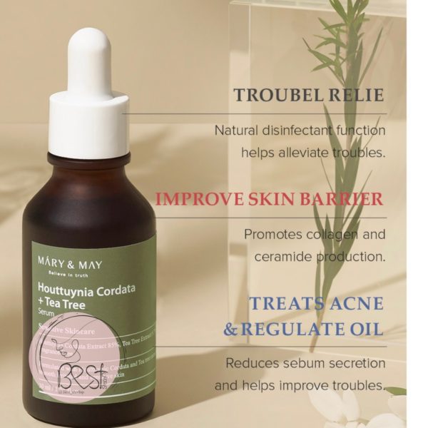 سرم Houttuynia Cordata +Tea Tree ( محصول درمان منافذ ) برند مری‌اندمی - Image 3