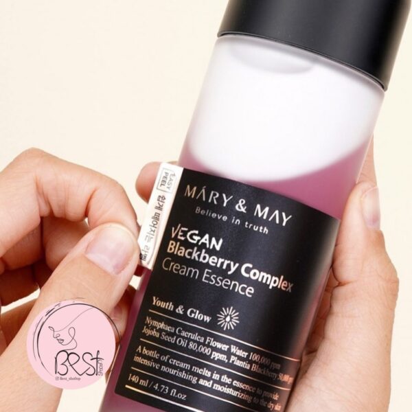 کرم اسنس وگان Blackberry Complex برند ماری اند می | آبرسان سبک و ضدپیری پوست حساس - Image 5